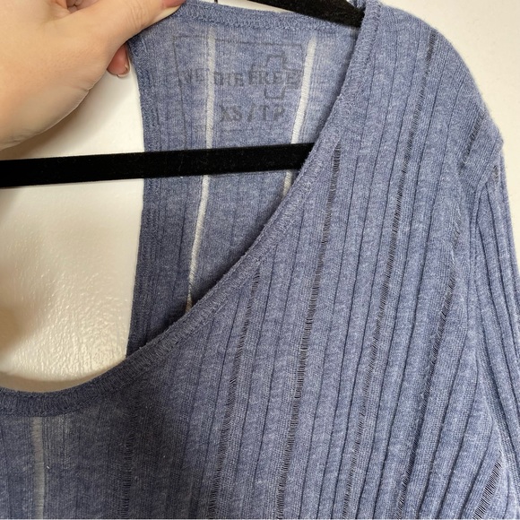 Free People Astoria Hacci tunic top blue - Picture 4 of 12